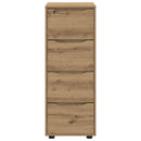 Opbevaringsskab 40 x 48 x 105 cm Konstrueret træ Artisan Egetræ