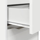 Sengebord Hvid 40 x 30 x 67 cm Konstrueret træ