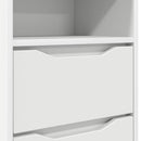 Sengebord Hvid 40 x 30 x 67 cm Konstrueret træ