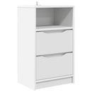 Sengebord Hvid 40 x 30 x 67 cm Konstrueret træ