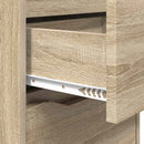Sengebord Sonoma eg 40 x 30 x 467 cm Konstrueret træ