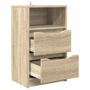 Sengebord Sonoma eg 40 x 30 x 467 cm Konstrueret træ