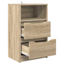 Sengeborde 2 pcs Sonoma eg 40 x 30 x 467 cm Konstrueret træ