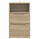 Sengeborde 2 pcs Sonoma eg 40 x 30 x 467 cm Konstrueret træ