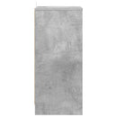 Sengebord med skuffe Beton Grå 40 x 30 x 467 cm Konstrueret træ
