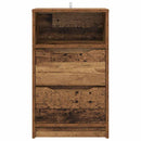 Sengeborde 2 pcs Gammelt træ 40 x 30 x 467 cm Konstrueret træ