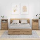 Sengeborde 2 stk. Artisan-eg 40 x 30 x 67 cm Konstrueret træ