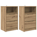 Sengeborde med skuffe 2 pcs Artisan Egetræ 40 x 30 x 467 cm