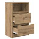Sengeborde 2 stk. Artisan-eg 40 x 30 x 67 cm Konstrueret træ