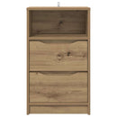 Sengeborde med skuffe 2 pcs Artisan Egetræ 40 x 30 x 467 cm