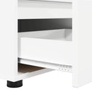 TV-skab med skuffe Hvid 100 x 48 x 43 cm Konstrueret træ