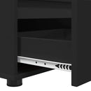TV-skab med skuffe Sort 100 x 48 x 43 cm Konstrueret træ