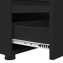 TV-skab 100 x 48 x 43 cm Sort Konstrueret træ