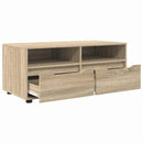 TV-skab med skuffe Sonoma eg 100 x 48 x 43 cm Konstrueret træ