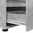 TV-skab med skuffe Beton Grå 100 x 48 x 43 cm Konstrueret træ