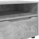 TV-skab med skuffe Beton Grå 100 x 48 x 43 cm Konstrueret træ