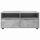 TV-skab med skuffe Beton Grå 100 x 48 x 43 cm Konstrueret træ