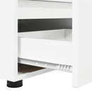 TV-skab Høj gloss hvid 100 x 48 x 43 cm Konstrueret træ