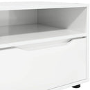 TV-skab Høj gloss hvid 100 x 48 x 43 cm Konstrueret træ