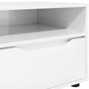 TV-skab 100 x 48 x 43 cm Høj gloss hvid Konstrueret træ