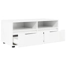 TV-skab Høj gloss hvid 100 x 48 x 43 cm Konstrueret træ