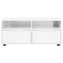 TV-skab 100 x 48 x 43 cm Høj gloss hvid Konstrueret træ