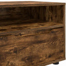 TV-skab med skuffe Røget eg 100 x 48 x 43 cm Konstrueret træ
