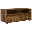 TV-skab med skuffe Røget eg 100 x 48 x 43 cm Konstrueret træ