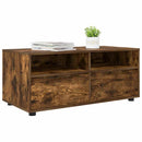 TV-skab med skuffe Røget eg 100 x 48 x 43 cm Konstrueret træ