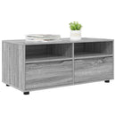 TV-skab med skuffe Grå Sonoma 100 x 48 x 43 cm Konstrueret træ