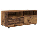 TV-skab med skuffe Gammelt træ 100 x 48 x 43 cm Konstrueret træ