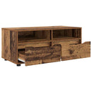 TV-skab med skuffe Gammelt træ 100 x 48 x 43 cm Konstrueret træ