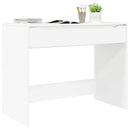 Bord med skuffe Højglans Hvid 100 x 50 x 78 cm Konstrueret træ