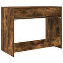 Skrivebord med skuffe Røget eg 100 x 50 x 78 cm Konstrueret træ