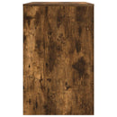 Skrivebord med skuffe Røget eg 100 x 50 x 78 cm Konstrueret træ