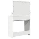 Soveværelsessminkeborde Hvid 80 x 39,6 x 135 cm Konstrueret træ