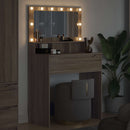 Soveværelsessminkeborde Sonoma eg 80 x 39,6 x 135 cm