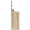 Soveværelsessminkeborde Sonoma eg 80 x 39,6 x 135 cm