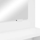Soveværelsessminkeborde Hvid 80 x 39,6 x 135 cm Konstrueret træ