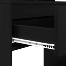 Soveværelsessminkeborde Sort 80 x 39,6 x 135 cm Konstrueret træ