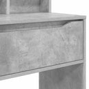 Soveværelsessminkeborde Beton Grå 80 x 39,6 x 135 cm
