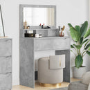Soveværelsessminkeborde Beton Grå 80 x 39,6 x 135 cm