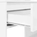 Soveværelsessminkeborde Høj gloss hvid 80 x 39,6 x 135 cm