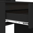 Soveværelsessminkeborde Sort 80 x 39,6 x 135 cm Konstrueret træ