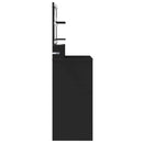Soveværelsessminkeborde Sort 80 x 39,6 x 135 cm Konstrueret træ