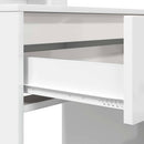 Soveværelsessminkeborde Høj gloss hvid 80 x 39,6 x 135 cm