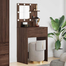 Soveværelsessminkeborde Brun eg 80 x 39,6 x 135 cm