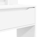Soveværelsessminkeborde Hvid 80 x 39,6 x 135 cm Konstrueret træ