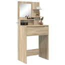 Soveværelsessminkeborde Sonoma eg 80 x 39,6 x 135 cm
