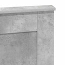 Hovedgærde med hovedgærde Beton Grå 150 cm Konstrueret træ